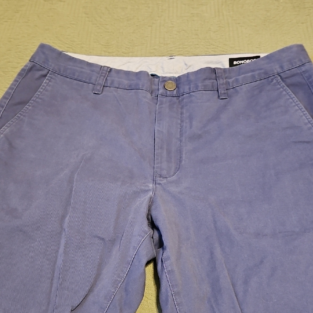 Bonobos Mens Pants Chinos Blue 35/30 Athletic